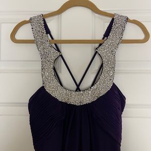 JS Boutique Purple Cocktail Dress Sz 10